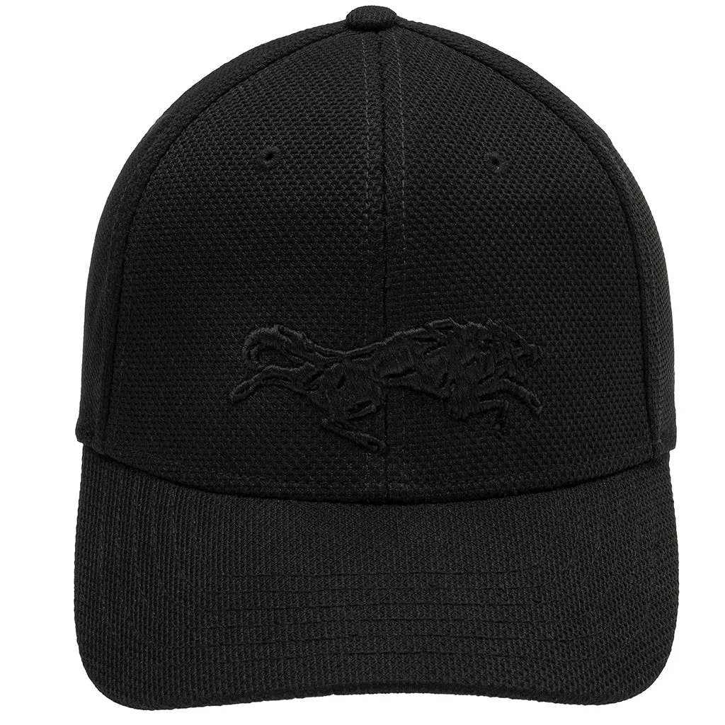 BLACK WOLF SPORT HAT - BLACK