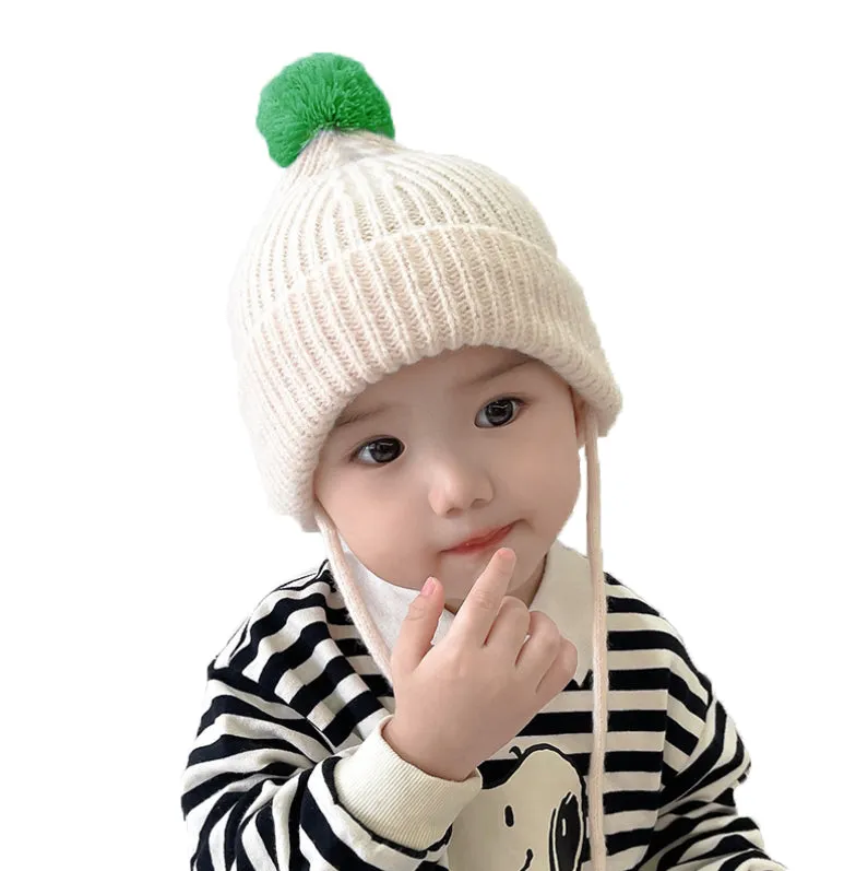 Kids Winter Hat - Toddler Knitted Pom Beanie Hat - Pom Pom Baby Girls Boys Beanies YZJ0232