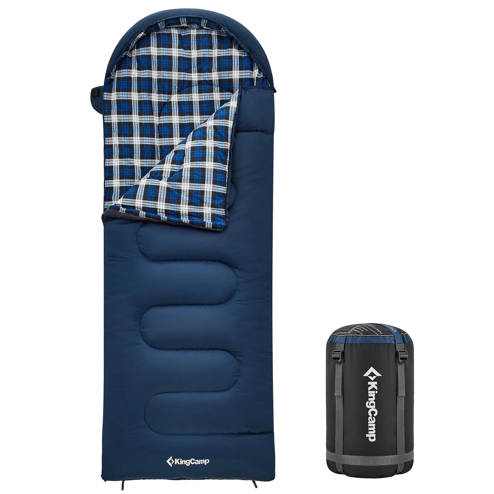 KingCamp CLOUDY 300S Kids Sleeping Bag-Envelope With Hood