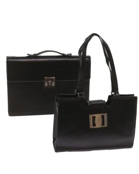 Leather Hand Bag Set by Salvatore Ferragamo