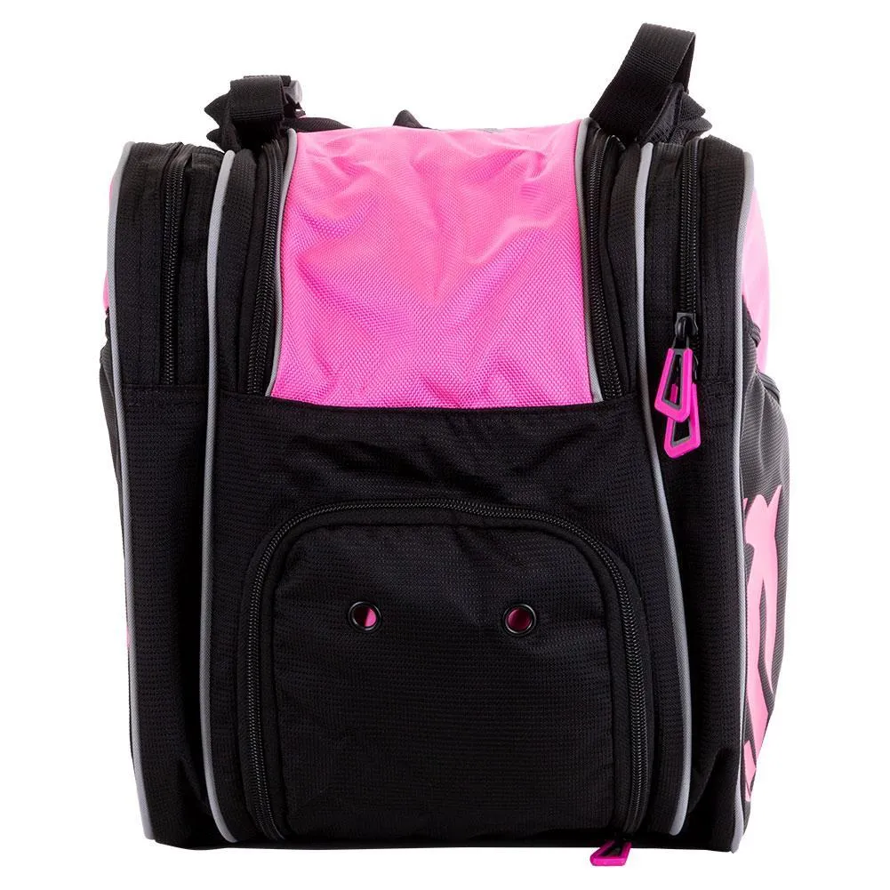 Pro Team Pickleball Paddle Bag Pink and Black