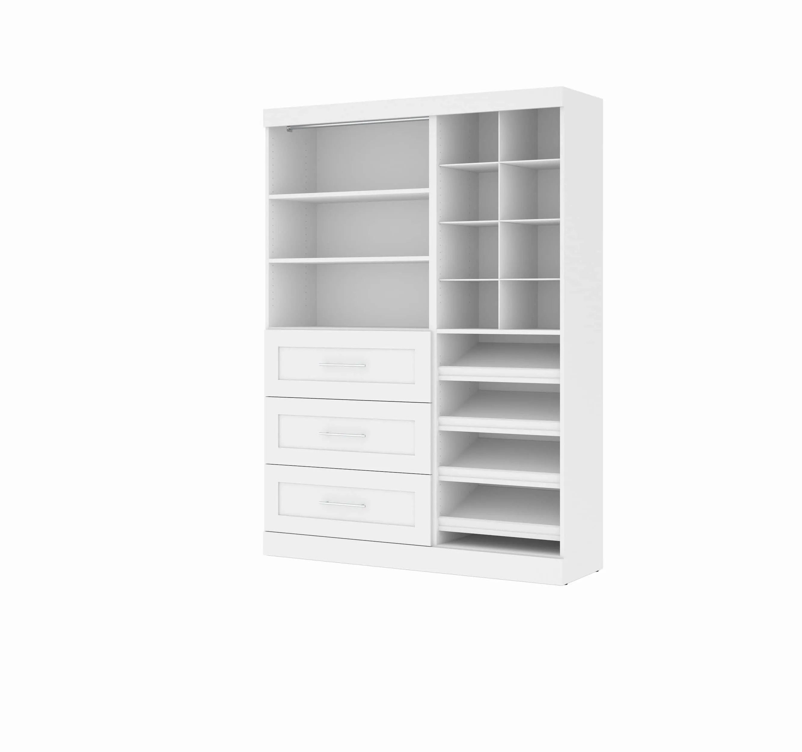 Pur 61W Closet Shoe Organizer System in White