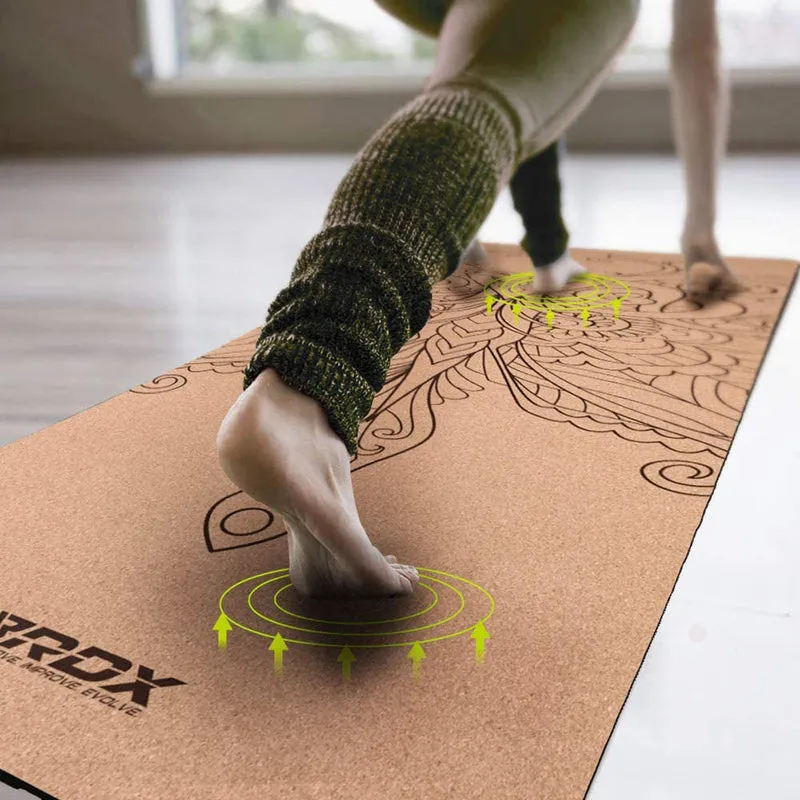 RDX D5 6mm Cork Yoga Mat