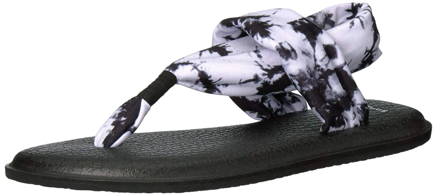 Sanuk Yoga Sling 2 Vintage Black Tye Dye Sandals - Women's