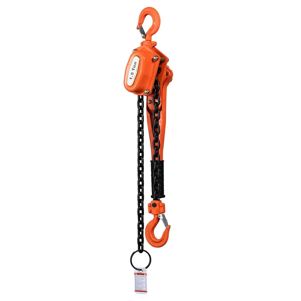 TMG Industrial 1.5 Ton 5' Lift Lever Chain Hoist, Twin Pawl Brakes, ASME B30.21, TMG-AHL2