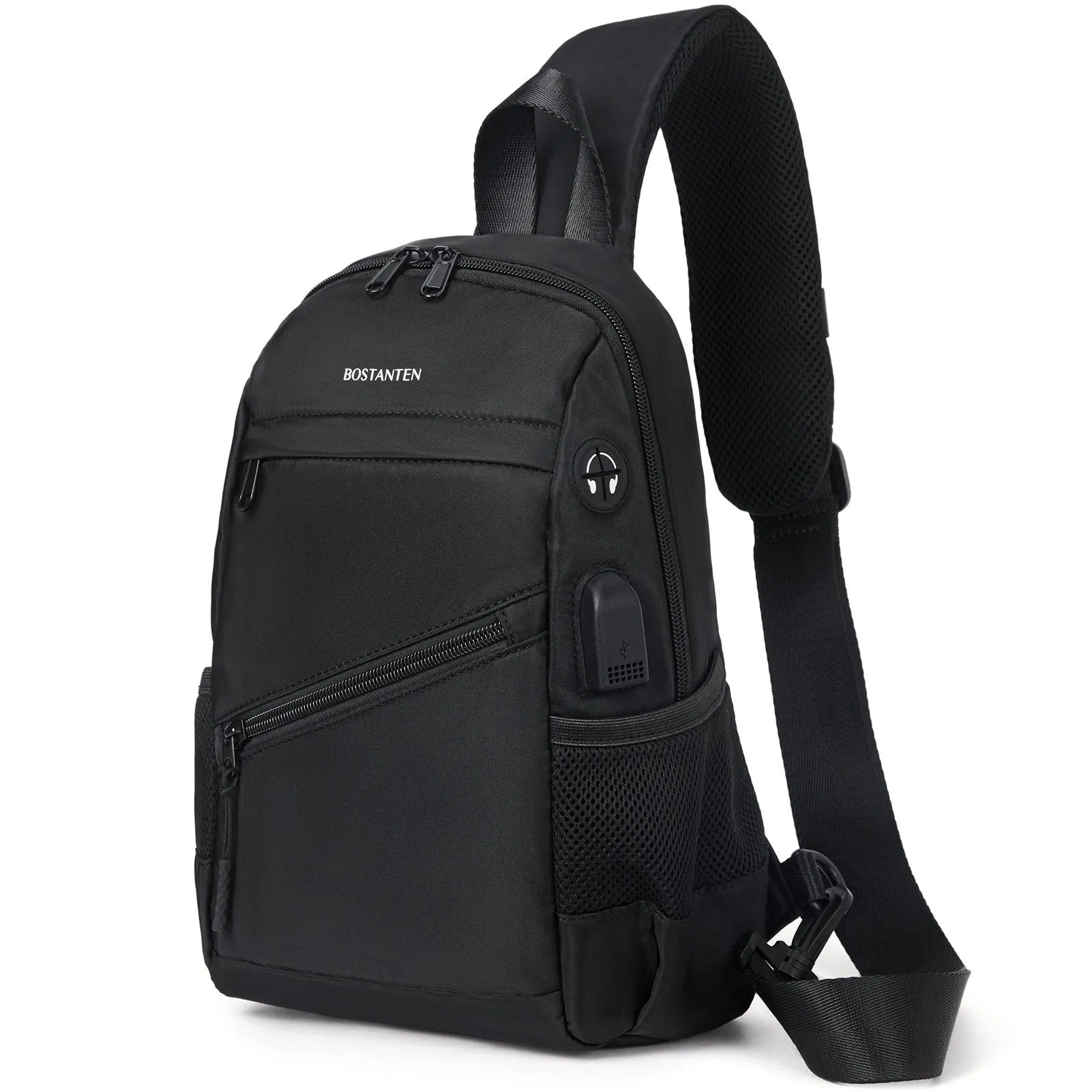 Travel Hands-Free with our Crossbody Sling Bag with USB Charging Port