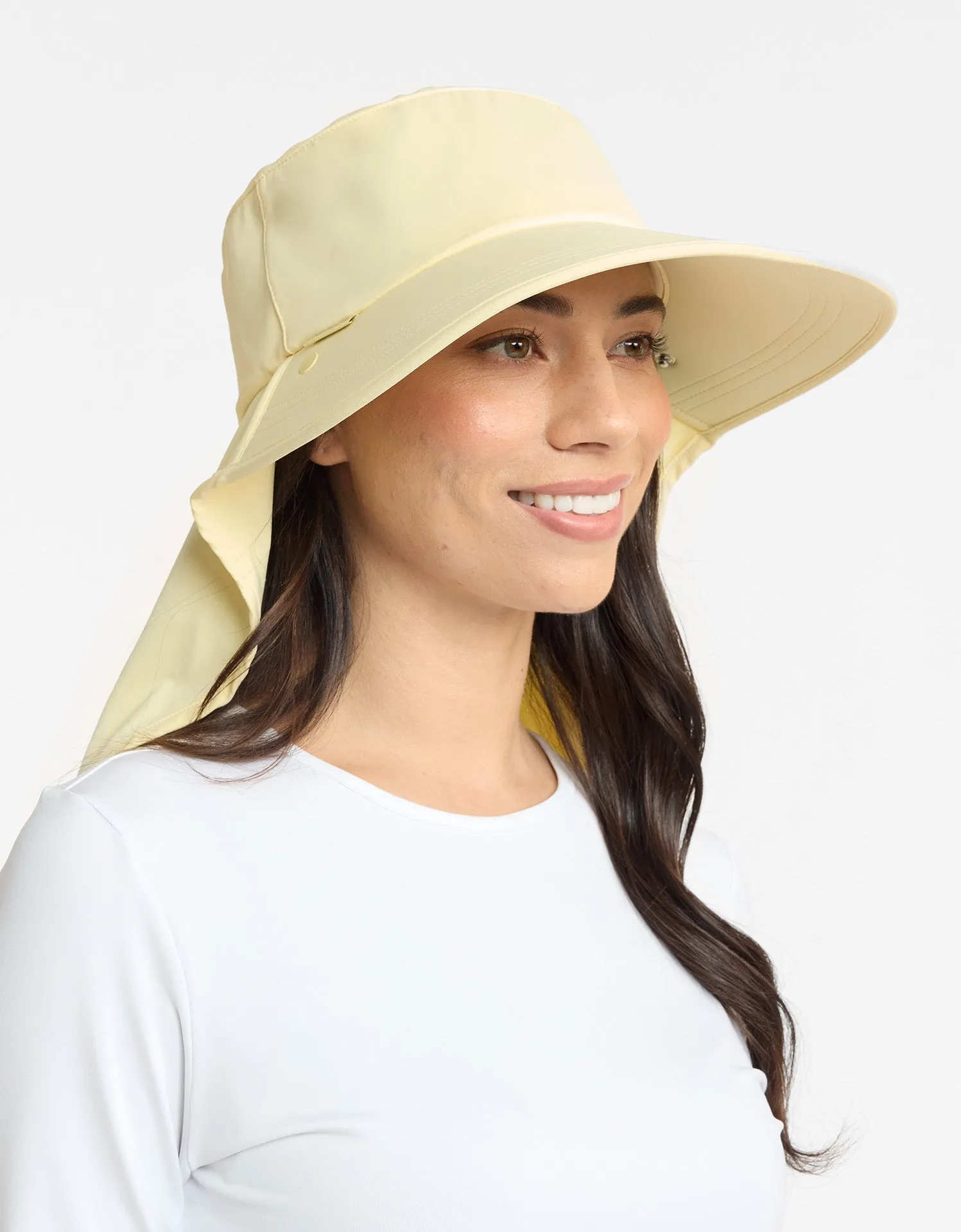 Ultimate Wide Brim Sun Hat with Face Protection UPF 50  (Legionnaire Style)