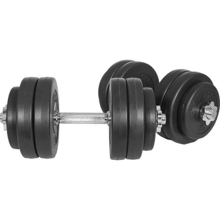 Vinyl Dumbbell Set 30KG (12 Plates)